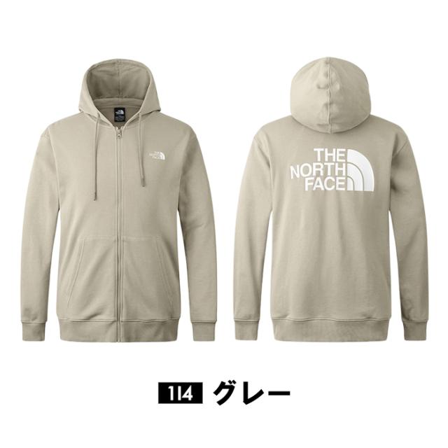 メンズ パーカー ノースフェイス レディース スウェット ジップ ファスナー フーディー カジュアル ペア カップル バックプリント フード ポケット ロゴ NF0A83OR_1
