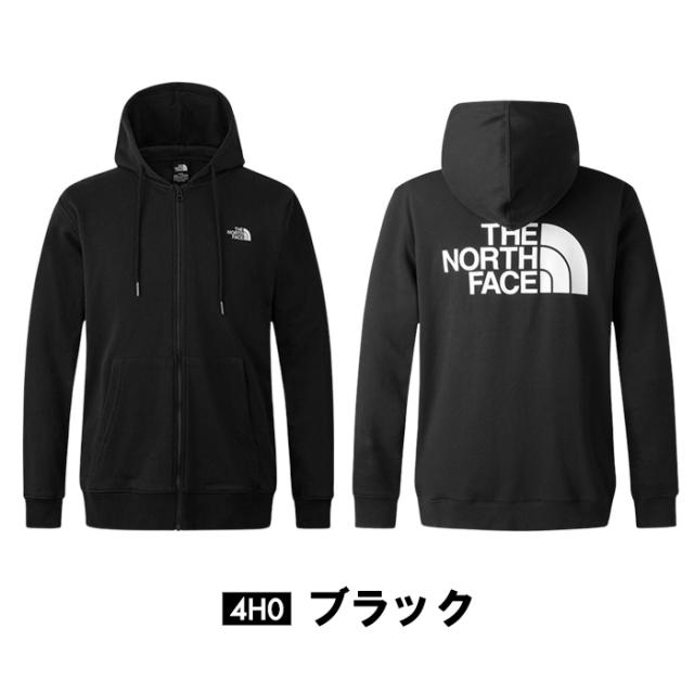 メンズ パーカー ノースフェイス レディース スウェット ジップ ファスナー フーディー カジュアル ペア カップル バックプリント フード ポケット ロゴ NF0A83OR_2