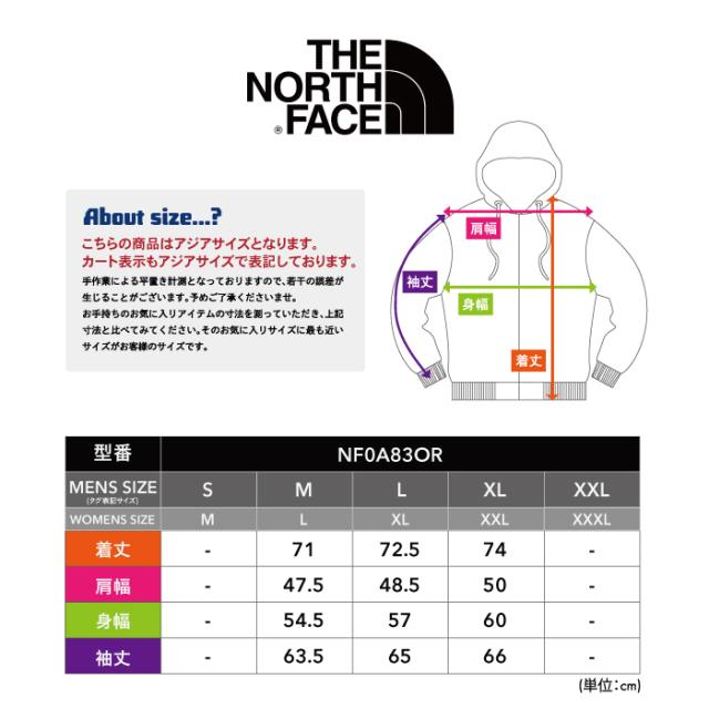 メンズ パーカー ノースフェイス レディース スウェット ジップ ファスナー フーディー カジュアル ペア カップル バックプリント フード ポケット ロゴ NF0A83OR_12