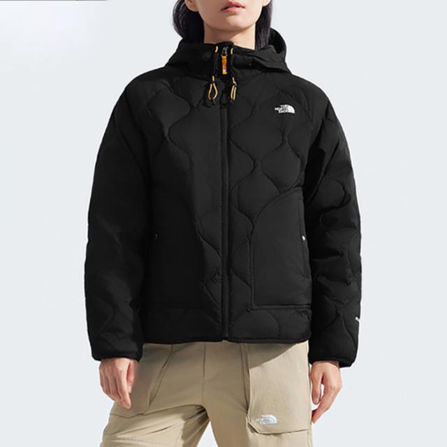 ダウンジャケット ノースフェイス レディース ホワイト ブラック 黒 白