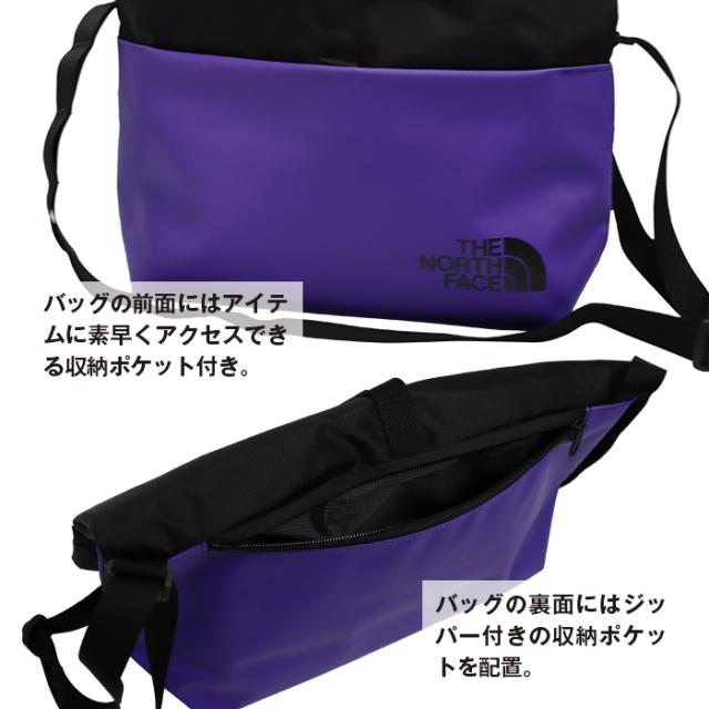ノースフェイス ベースキャンプメッセンジャーバッグ ユニセックス BASE CAMP MESSAGE BAG THE NORTH FACE NF0A8B21 9.4L 日常使い 旅行 お出かけ フェス アウトドア スポーツ 男女兼用 メンズ レディース