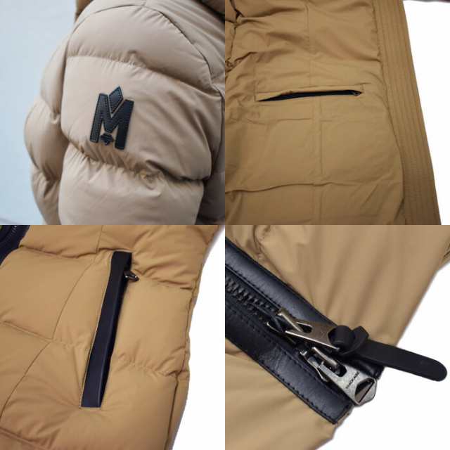 MACKAGE マッカージュ ダウンコート CALLA-F Dark Camel レディース ダウンジャケット フード付き 2way ファー  取り外し可 ラクーンファ｜au PAY マーケット