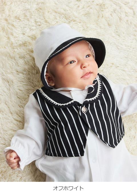 エイプ　カバーオール　笑しべ chil2 袴風 ツーウェイオール ベビー服 新生児 子供服