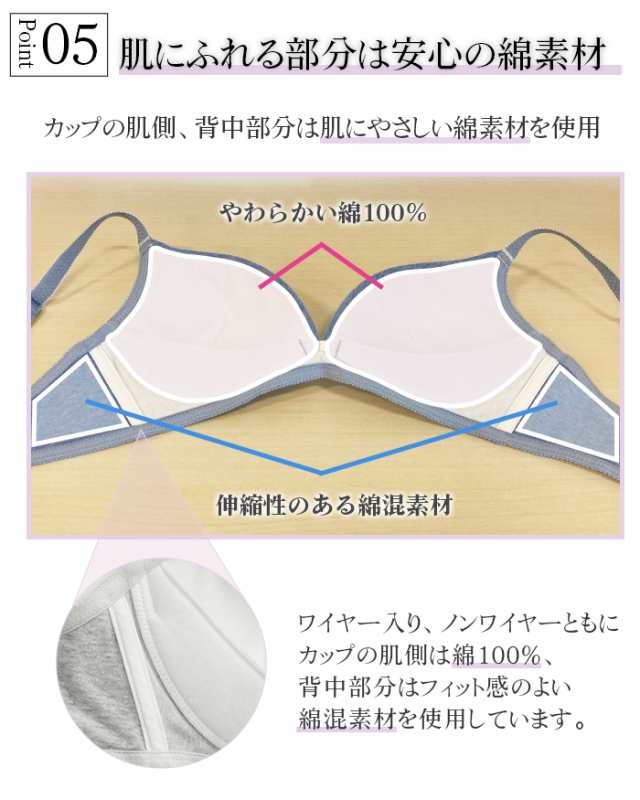 授乳ブラ マタニティブラ ノンワイヤー ワイヤー入り 授乳ブラジャー