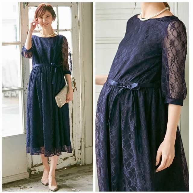 授乳服 マタニティ ワンピース 服 セレモニー お呼ばれ 産前
