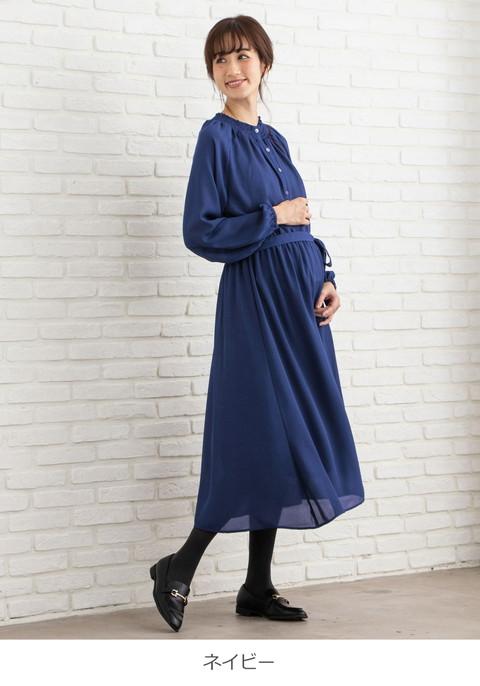 マタニティ 服 ワンピース 授乳しやすい ジョーゼット前開きフレアワンピース 産前 産後 授乳服 妊婦服 おしゃれ マタニティワンピースの通販はau Pay マーケット マタニティ授乳服とベビー服のangeliebe Au Pay マーケット店