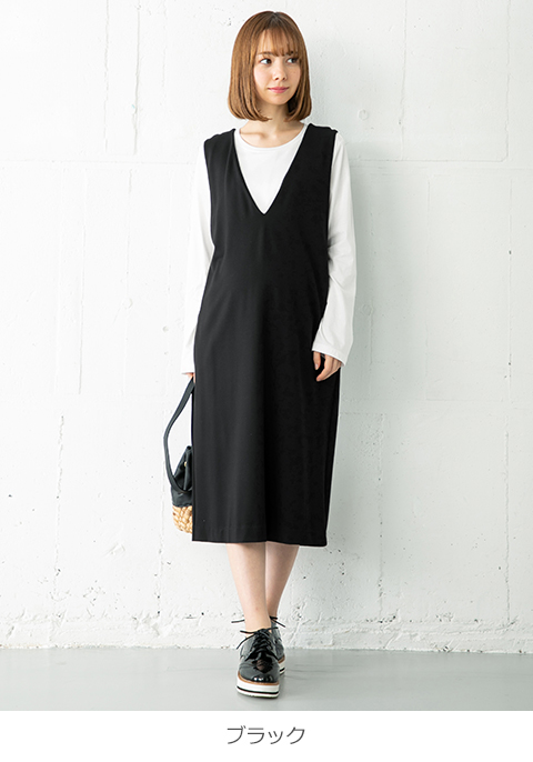 授乳服 マタニティ ワンピース 授乳しやすい ポンチミドル ジャンパースカート 産前 産後 妊婦服 マタニティワンピースの通販はau Pay マーケット Angeliebe Au Pay マーケット店