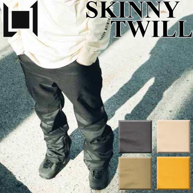 在庫限り] 19-20 エルワン ウェア L1 SKINNY TWILL メンズ パンツ