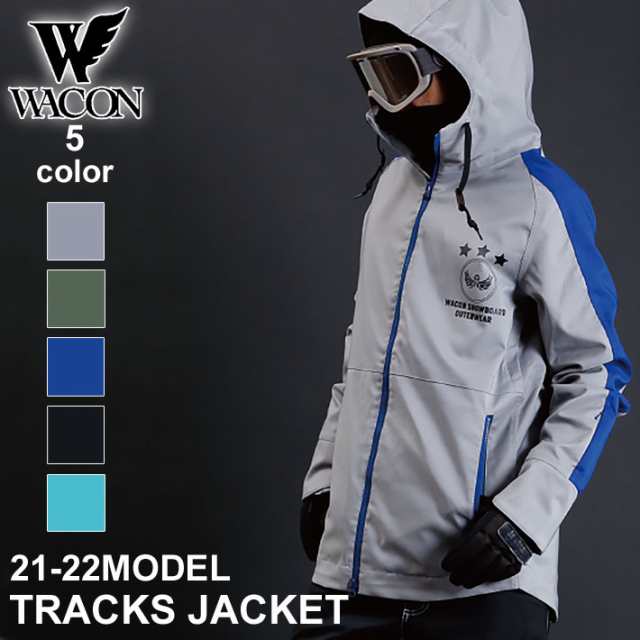 [在庫限り] 21-22 WACON スノーボードウェア メンズ TRACKS JACKET トラックス ジャケット ワコン スノボジャケット