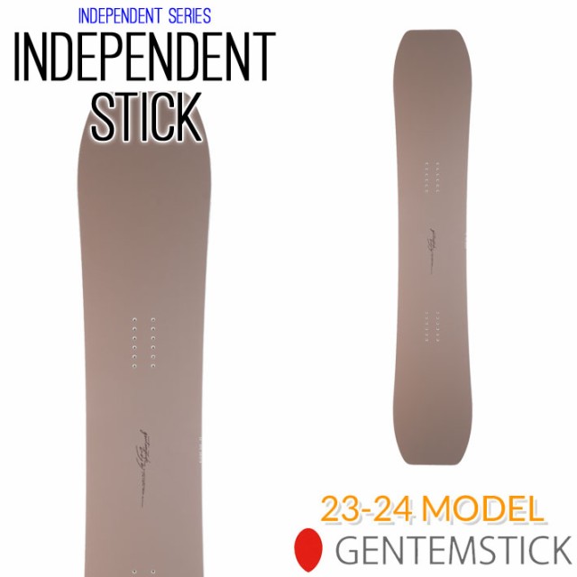 [早期予約受付中！] 23-24 GENTEMSTICK INDEPENDENTSTICK 157.5cm ゲンテンスティック  インデペンデントスティック スノーボード パウダ｜au PAY マーケット