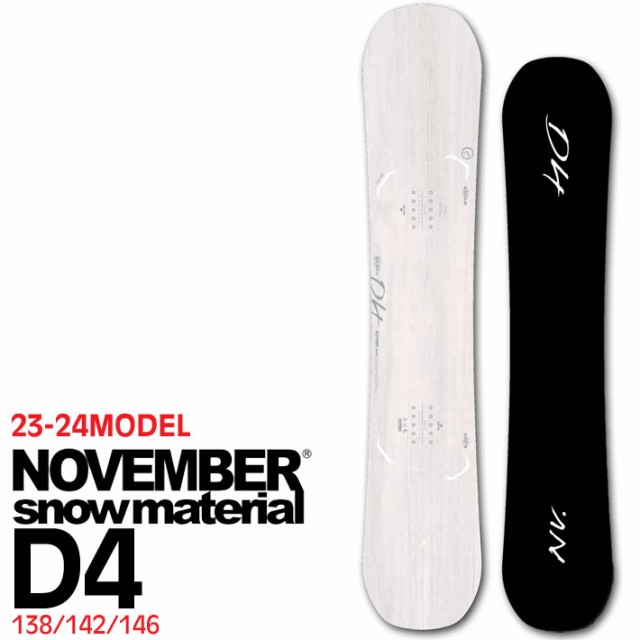 [緊急入荷！] 23-24 NOVEMBER ノベンバー D4 ディフォー D FOUR 138cm 142cm 146cm ノーベンバー グラトリ パーク レディース ユニセッ