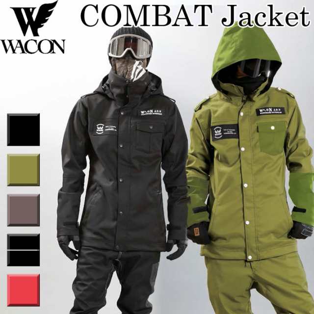 23-24 WACON ワコン COMBAT JACKET スノーボードウェア メンズ コンバット ジャケット スノボジャケット ウェア -ショッピング卸売