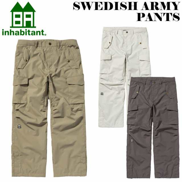 23-24 inhabitant ウェア インハビタント インハビ パンツ SWEDISH ARMY PANTS [ISM23OB53] レトロ スノーウェア スノーボード メンズ