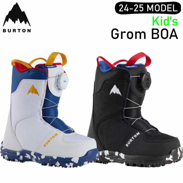 [予約] 24-25 バートン ブーツ BURTON キッズ Grom BOA グロム ボア スノーボード スノーブーツ ジュニア ユース スノボ 日本正規品 202