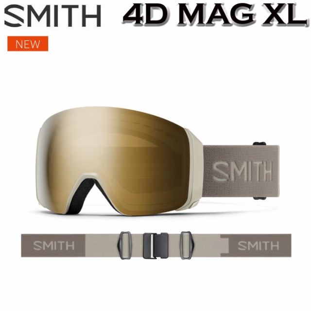 [早期予約] NEW 24-25 SMITH ゴーグル スミス 4D MAG XL フォーディー マグ エックスエル Chalk アジアンフィット スノーボード 2024 202