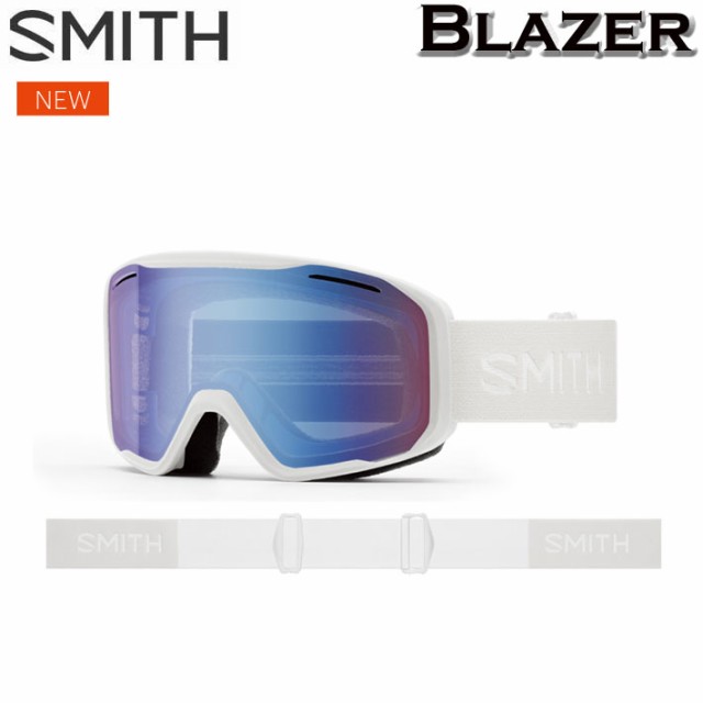 [早期予約] NEW 24-25 SMITH ゴーグル スミス Blazer ブレイザー White アジアンフィット スノーボード 2024 2025 日本正規品 [010275101