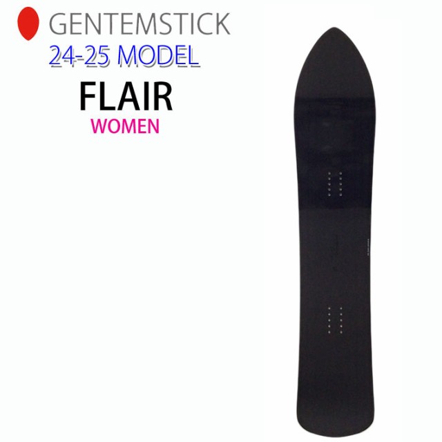 24-25 GENTEMSTICK FLAIR 144.6cm ゲンテンスティック フレアー レディース スノーボード パウダーボード アクセルキャンバー 板 2024 20