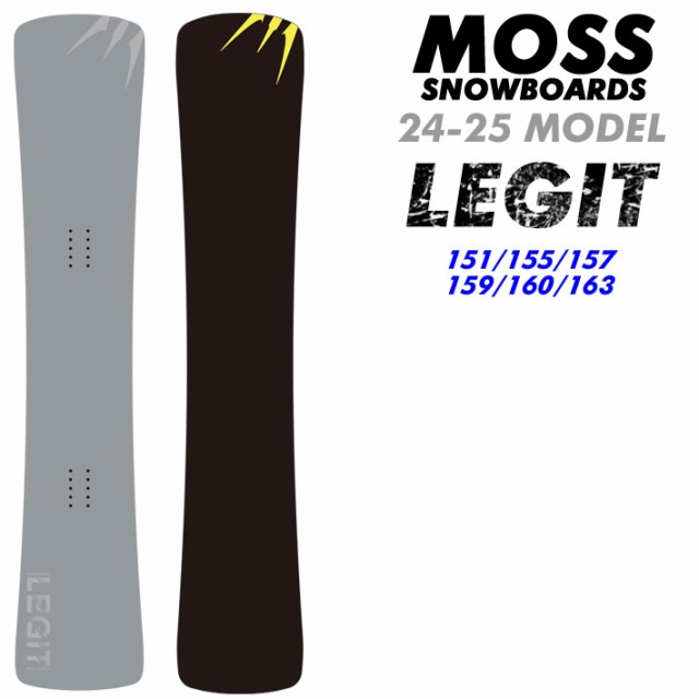 早期予約] 24-25 MOSS スノーボード LEGIT モススノーボード 151cm 