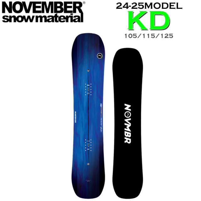 NOVEMBER KD115 キッズ用スノーボード 楽天市場】25-26 NOVEMBER KD ノベンバー スノーボード 板
