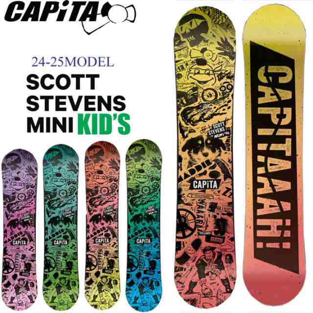 [早期予約] 24-25 CAPiTA キャピタ スノーボード キッズ SCOTT STEVENS MINI 115 120 125 130 135cm スコットスティーブンス ミニ ジュ