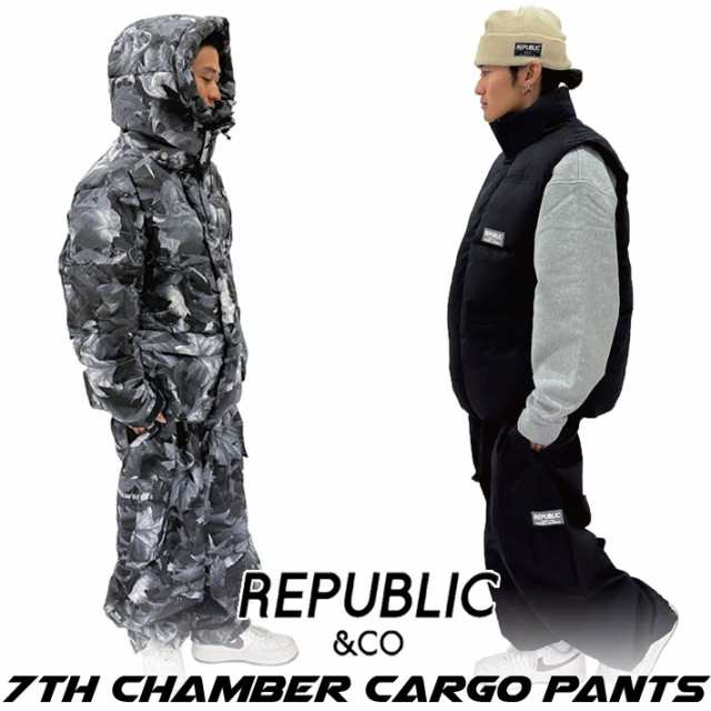 [入荷済み] 24-25 REPUBLIC &CO リパブリック ウェア パンツ 7TH CHAMBER CARGO PANTS チャンバーカーゴパンツ メンズ レディース スノー