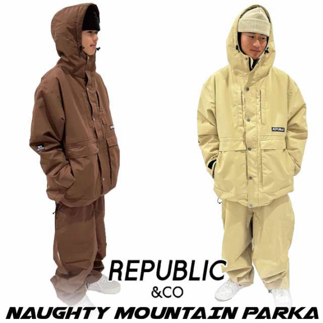 [入荷済み] 24-25 REPUBLIC &CO リパブリック ウェア ジャケット NAUGHTY MOUNTAIN PARKA ノーティー マウンテンパーカー メンズ レディ