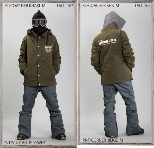 25-26 WACON ウェア ジャケット ワコン スノーボード ウェア メンズ COACHER JACKET コーチャー ジャケット 2025 2026 日本正規品_7