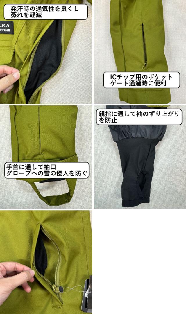 25-26 WACON ウェア ジャケット ワコン スノーボード ウェア メンズ COMBAT JACKET コンバット ジャケット 2025 2026 日本正規品_13