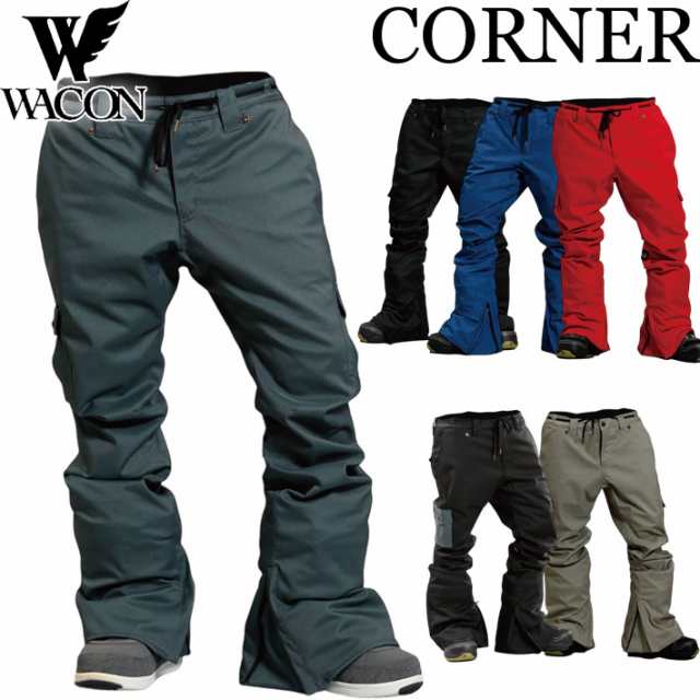 [予約] 24-25 WACON ウェア パンツ ワコン スノーボード ウェア メンズ CORNER PANTS コーナー パンツ 2024 2025 日本正規品