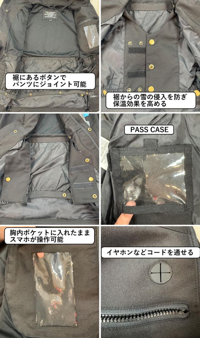 25-26 WACON ウェア ジャケット ワコン スノーボード ウェア メンズ RANGER JACKET レンジャー ジャケット 2025 2026 日本正規品_10