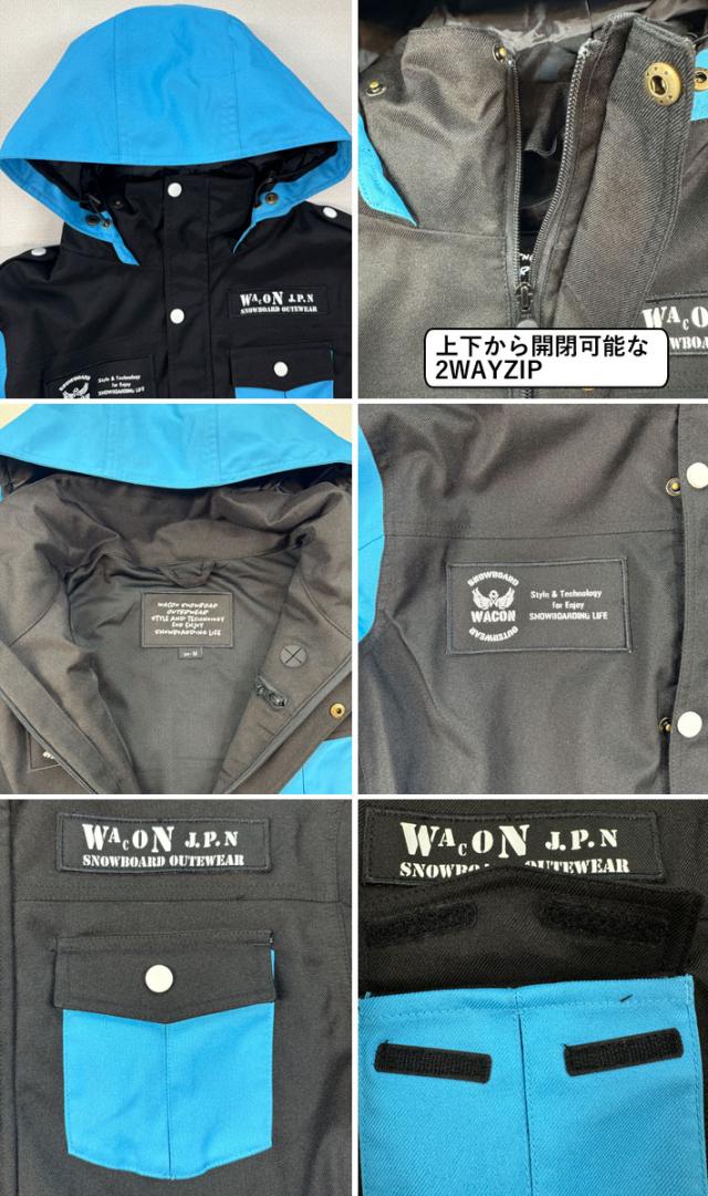 25-26 WACON ウェア ジャケット ワコン スノーボード ウェア メンズ RANGER JACKET レンジャー ジャケット 2025 2026 日本正規品_8