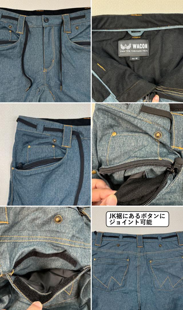 25-26 WACON ウェア パンツ ワコン スノーボード ウェア メンズ SFIDA PANTS スフィーダ パンツ 2025 2026 日本正規品_5