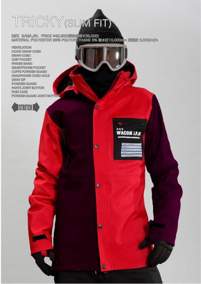 25-26 WACON ウェア ジャケット ワコン スノーボード ウェア メンズ TRICKY JACKET トリッキー ジャケット 2025 2026 日本正規品_6