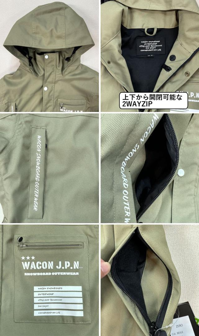 25-26 WACON ウェア ジャケット ワコン スノーボード ウェア メンズ ZERO JACKET ゼロ ジャケット 2025 2026 日本正規品_10