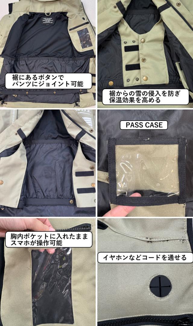 25-26 WACON ウェア ジャケット ワコン スノーボード ウェア メンズ ZERO JACKET ゼロ ジャケット 2025 2026 日本正規品_12
