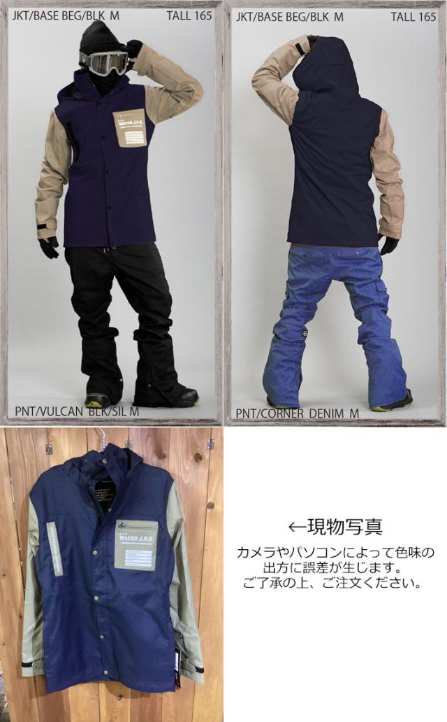 25-26 WACON ウェア ジャケット ワコン スノーボード ウェア メンズ BASE JACKET ベース ジャケット 2025 2026 日本正規品_2