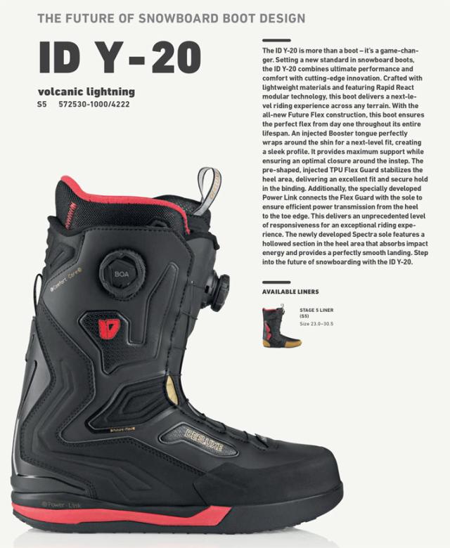 NEW！数量限定 25-26 DEELUXE ブーツ ID Y-20 ディーラックス アイディー S5 サーモインナー 熱成型 VOLCANIC LIGHTNING BOOTS スノーボード 2025 2026 日本正規品_3