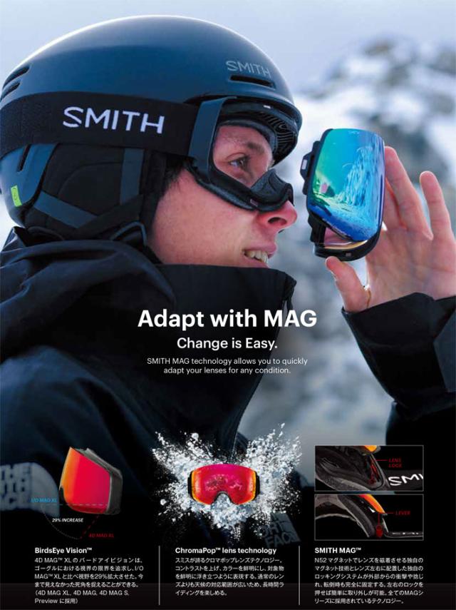 25-26 SMITH ゴーグル スミス 4D MAG フォーディー マグ Bandit