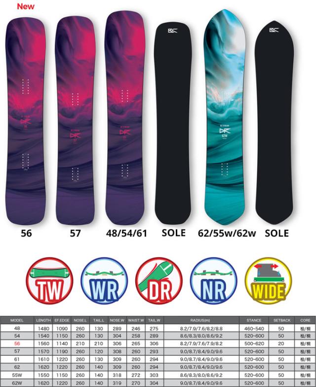 予約商品] 25-26 BC Stream スノーボード ビーシーストリーム