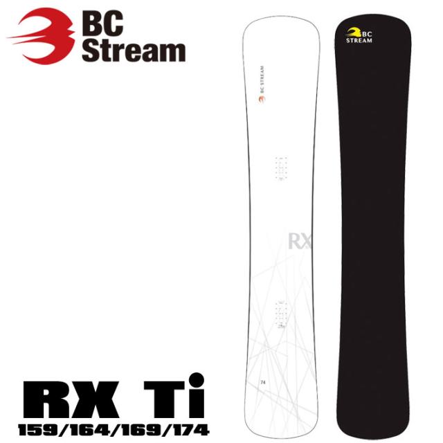 BC STREAM RX 159 スノーボード ブラック 予約商品] 25-26 BC Stream スノーボード ビーシーストリーム RX