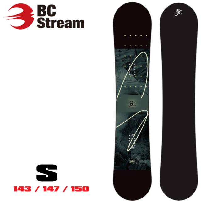 BC Stream S 147 ビーシーストリーム　エス 予約商品] 25-26 BC Stream スノーボード ビーシーストリーム S エス