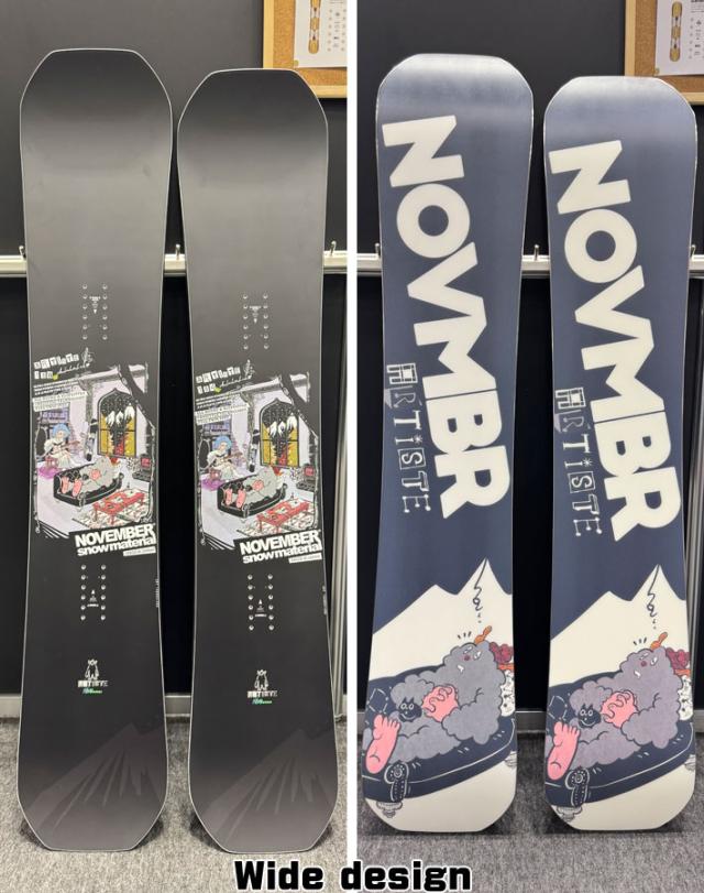 予約商品] 25-26 ノベンバー スノーボード NOVEMBER ARTISTE