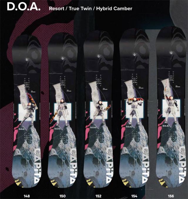 CAPiTA DOA 150 24-25スノーボード 24-25 CAPITA キャピタ D.O.A. 148