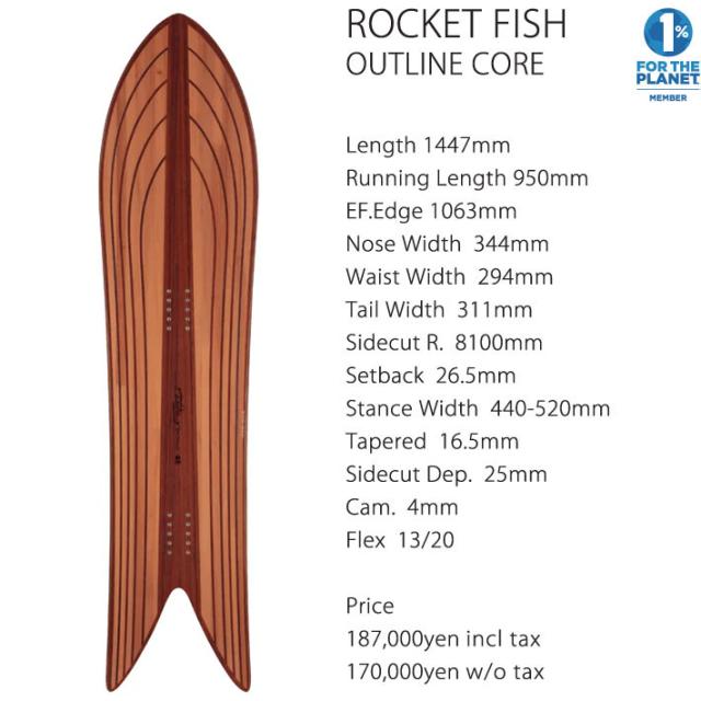 25-26 GENTEMSTICKゲンテンスティック GENTEMSTICK ROCKET FISH