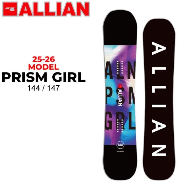 予約商品] 25-26 ALLIAN スノーボード アライアン PRISM GIRL プリズム