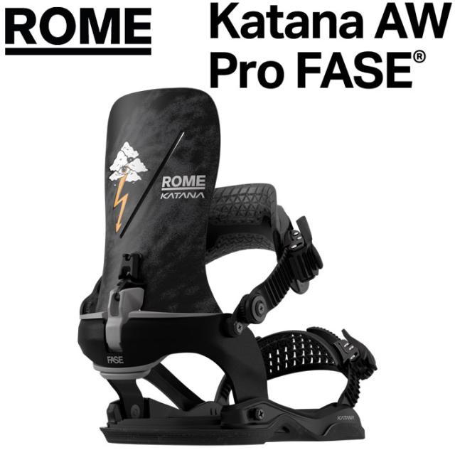 [予約商品] 26-27 ROME Katana AW Pro FASE ローム ビンディング カタナ プロ FASESystem フェイズ システム Men’s メンズ BINDING スノーボード バインディング 2026 2027 日本正規品