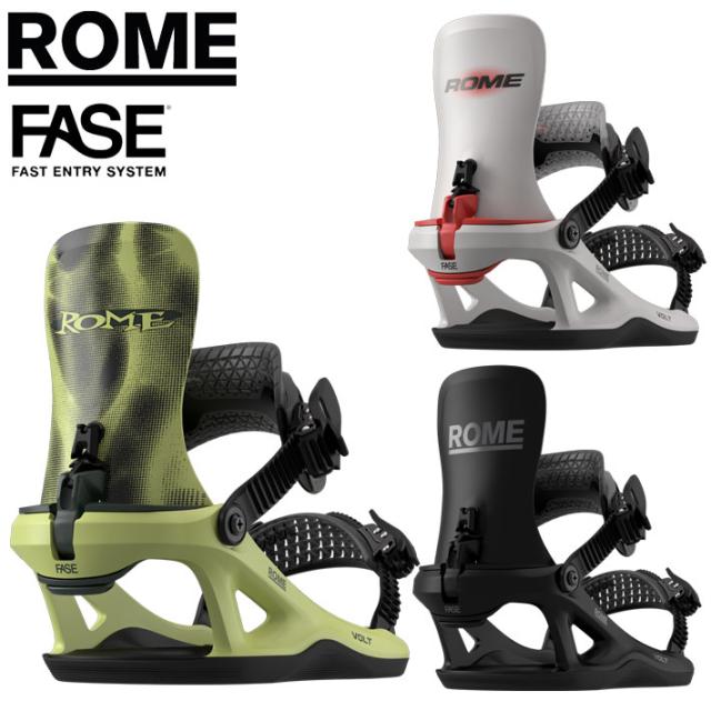 [予約商品] 26-27 ROME VOLT FASE ローム ビンディング ボルト FASESystem フェイズ システム Men’s メンズ BINDING スノーボード バインディング 2026 2027 日本正規品