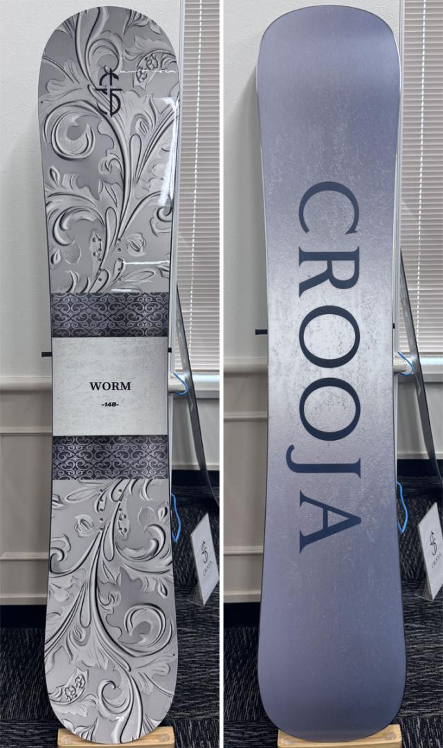 [予約商品] 26-27 クロージャ スノーボード CROOJA WORM ワーム メンズ ダブルキャンバー 148cm 150cm 152cm 154cm 156cm 江端翔兵 中川智貴 スノボ 板 2026 2027_3