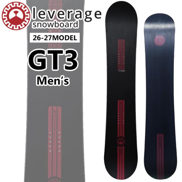 [予約商品] 26-27 レバレッジ leverage スノーボード グラトリ GT3 ジーティースリー 149cm 152cm 155cm メンズ 高反発 スピン ラントリ 板 オガサカ製 井口勝文 いぐっちゃん 2026 2027 日本正規品 58,685円