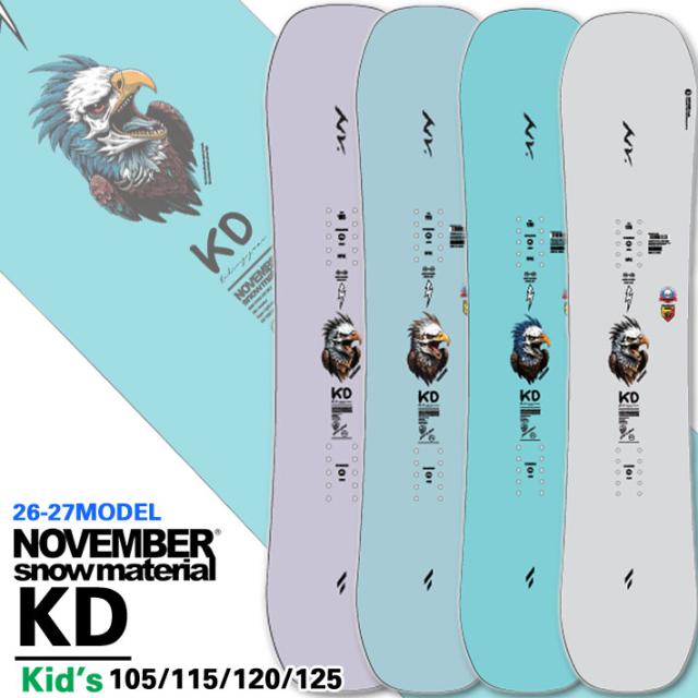予約商品] 26-27 NOVEMBER ノベンバー スノーボード SNOWBOARD キッズ